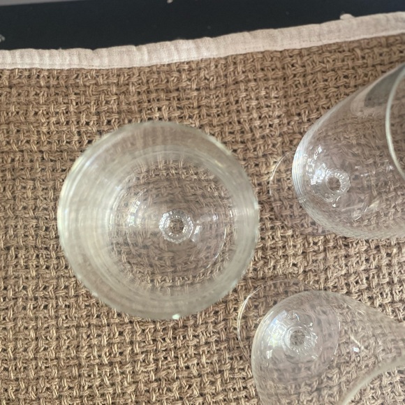 3 SET VINTAGE GERMAN TALL FORTE SHORT STEM CRYSTAL GLASSES - Picture 6 of 11